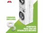 Kit di Sovrapposizione per Lavatrice e Asciugatrice+Ripiano Estraibile Base Torre Pro L60 | Meliconi - immagine 8